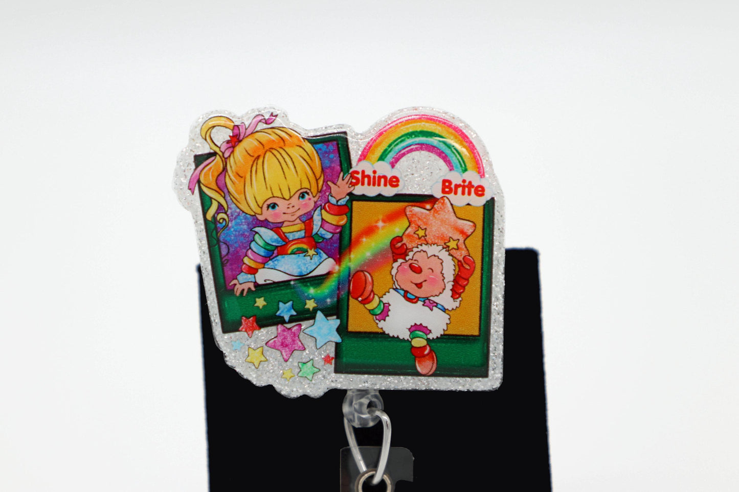 Retro Childhood Badge Holder for RN, 80s Kid Style, Fun Healthcare Accessory
