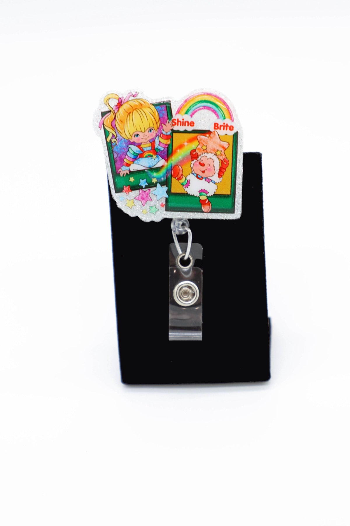 Retro Childhood Badge Holder for RN, 80s Kid Style, Fun Healthcare Accessory