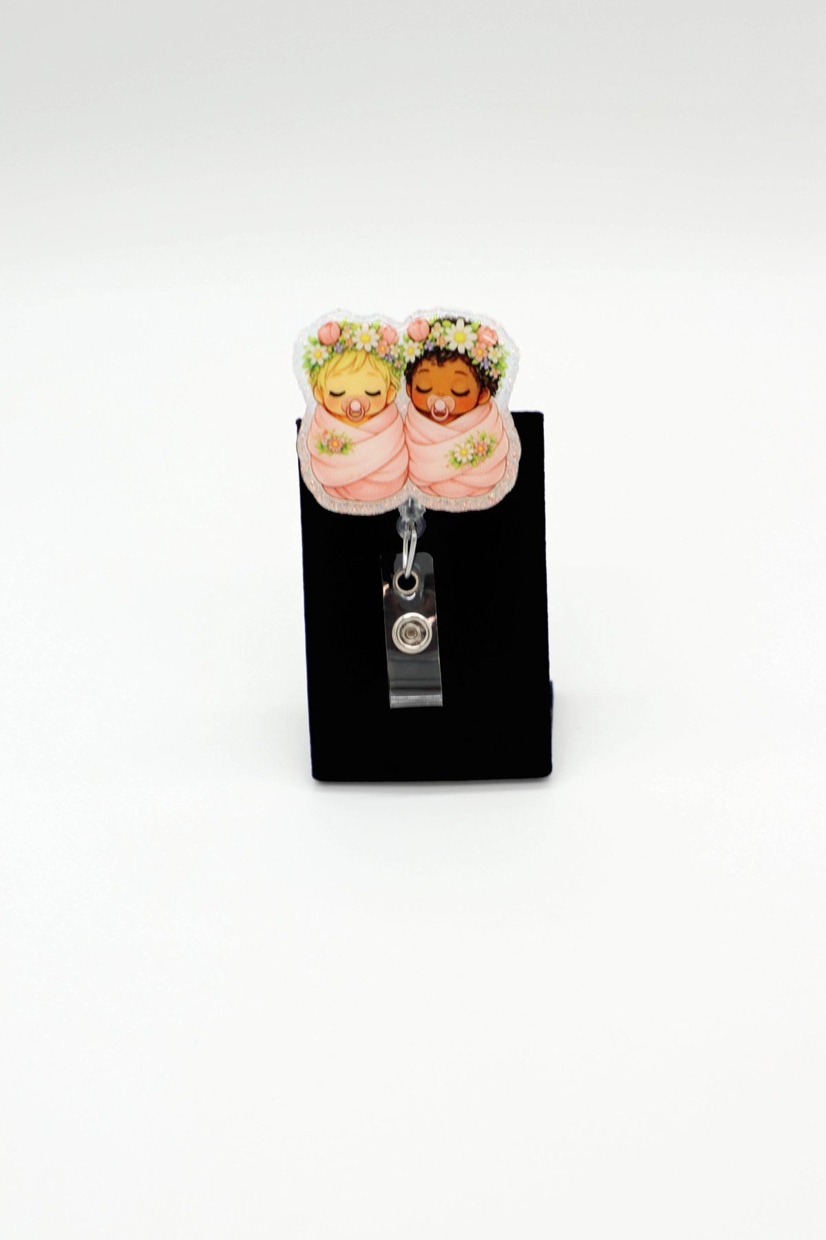Sweet Newborn Retractable Badge Clip, Mother Baby Unit, Hospital Staff Gift