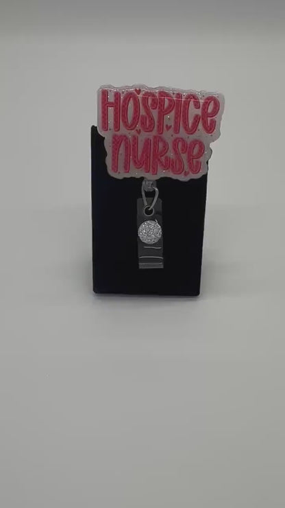 Hospice Nurse Badge Reel