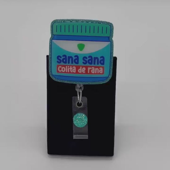 Sana Sana Colita de Rana, RN Badge Reel, RN Gift, Nurse Badge Reel