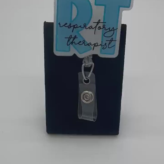 RT Badge Reel, Respiratory Therapist Badge Reel