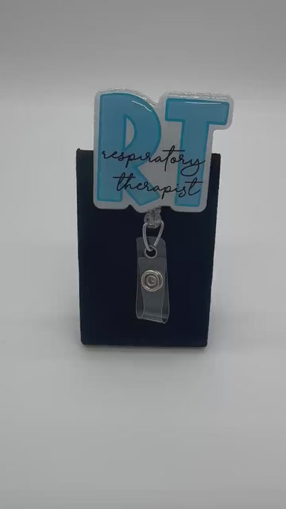 RT Badge Reel, Respiratory Therapist Badge Reel