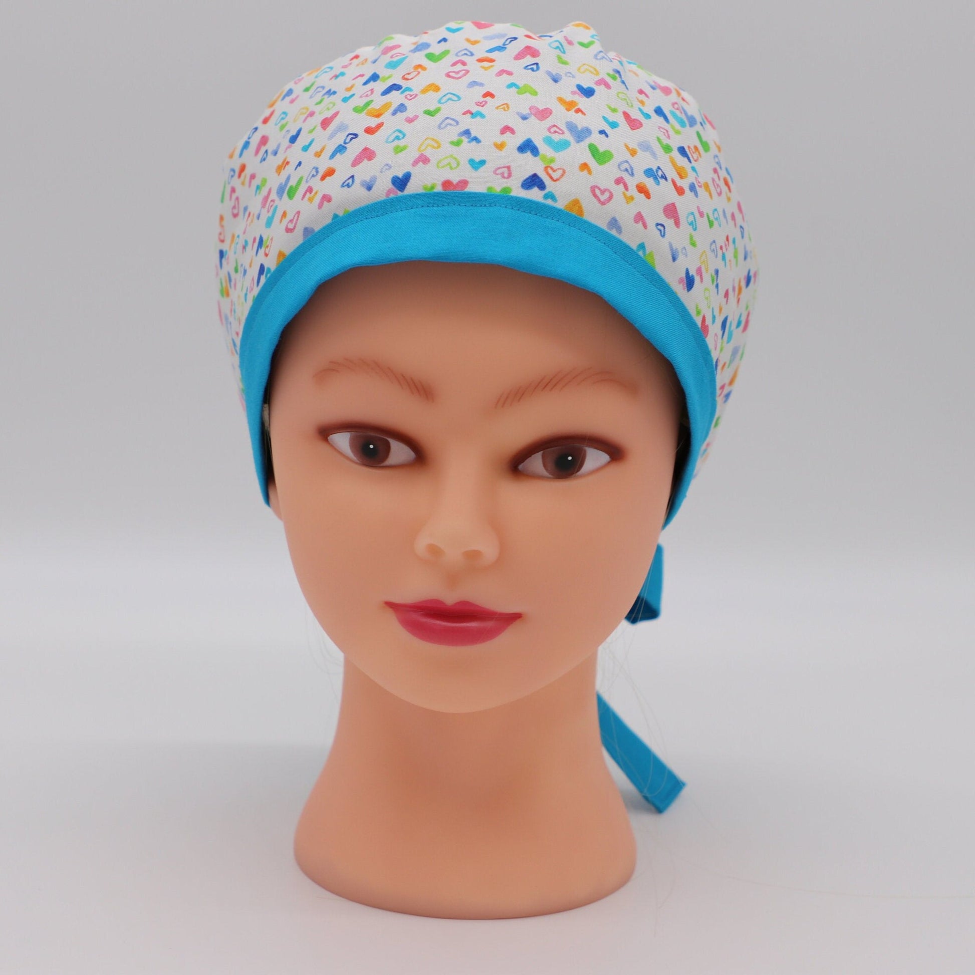 Hearts Nurse Scrub Cap