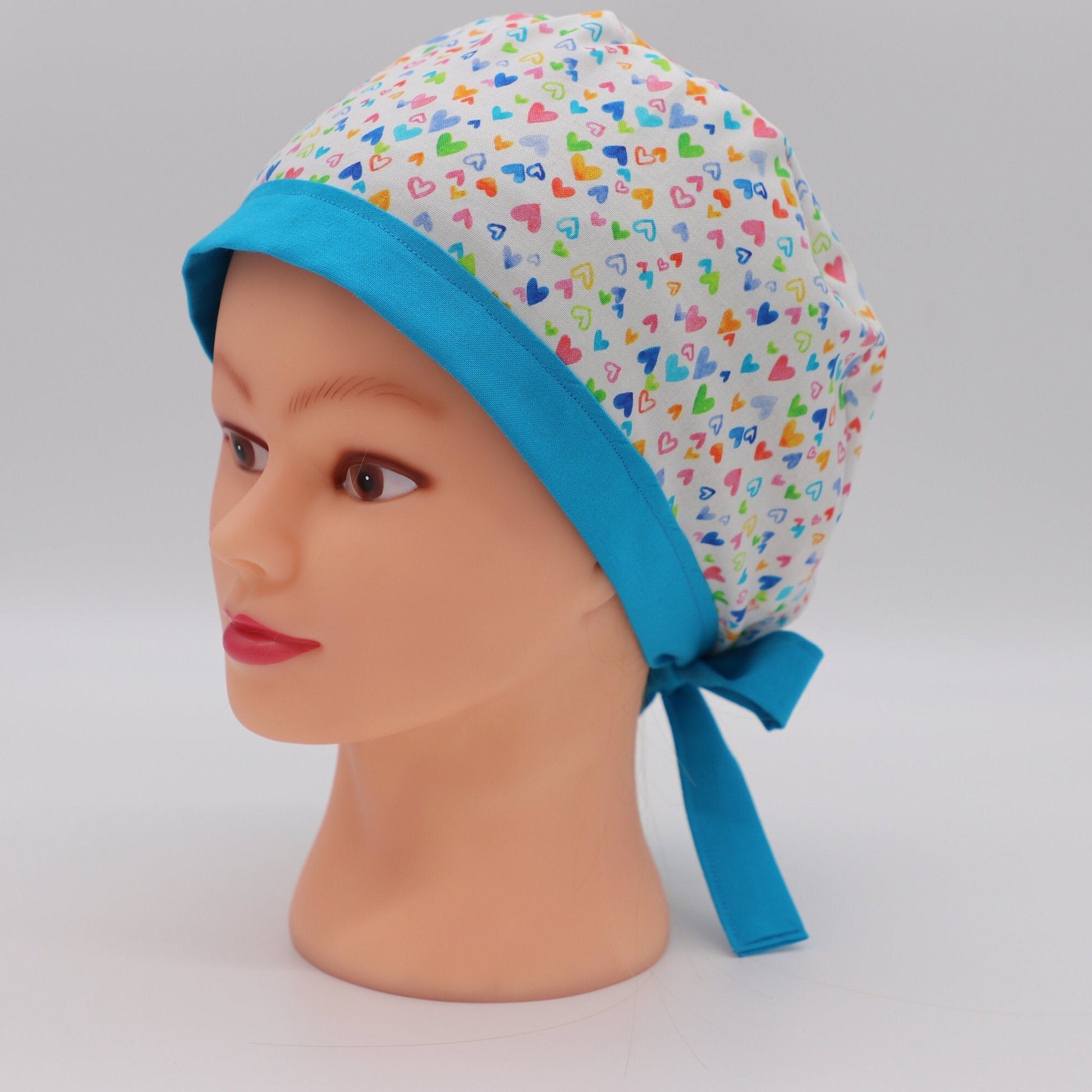 Hearts Nurse Scrub Cap