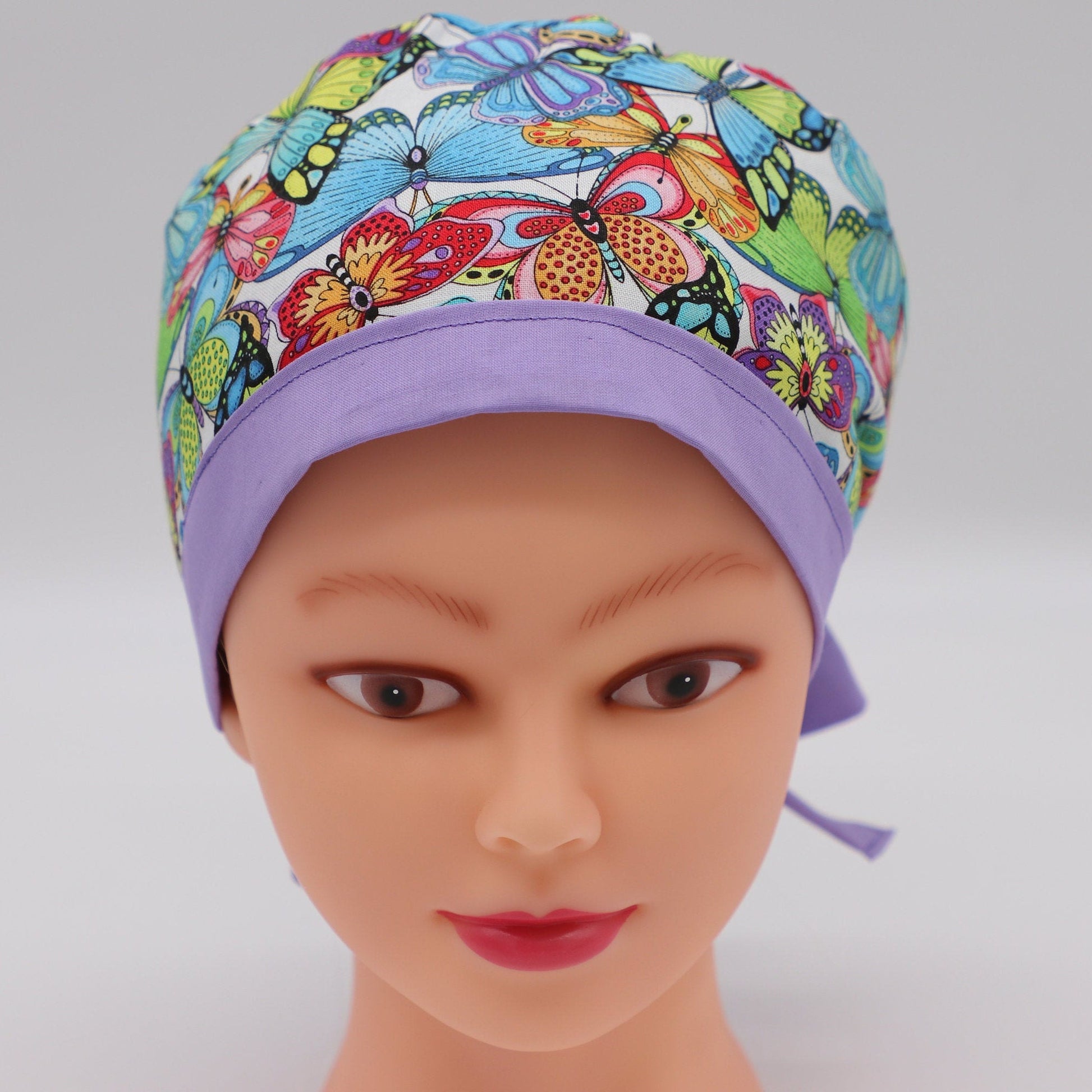 Butterflies Nurse Scrub Cap