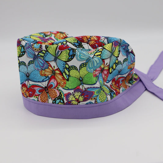 Butterflies Nurse Scrub Cap