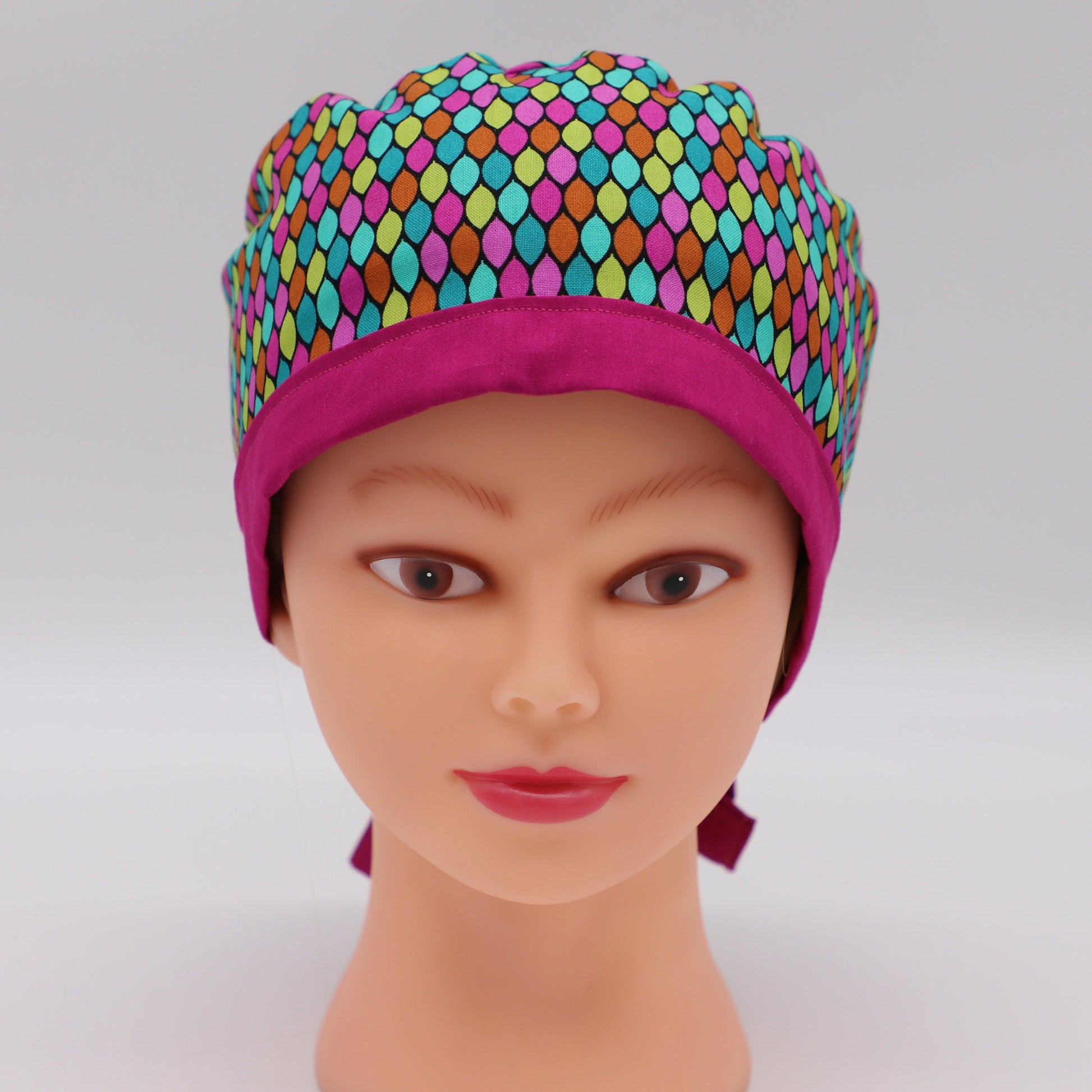 Mosaic Nurse Scrub Cap