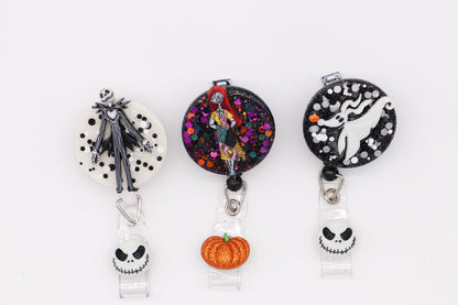 Nightmare Before Christmas Nurse Badge Reels