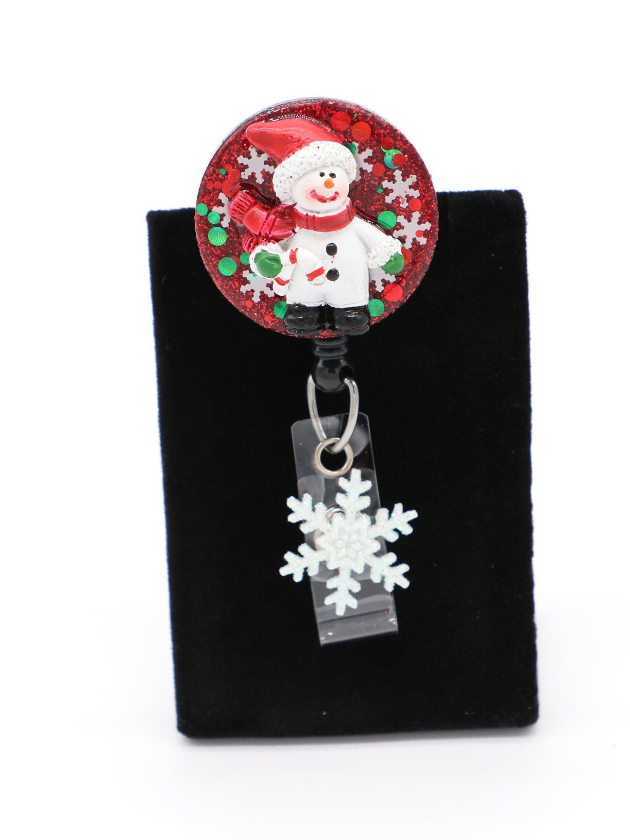 Christmas Nurse Badge Reel