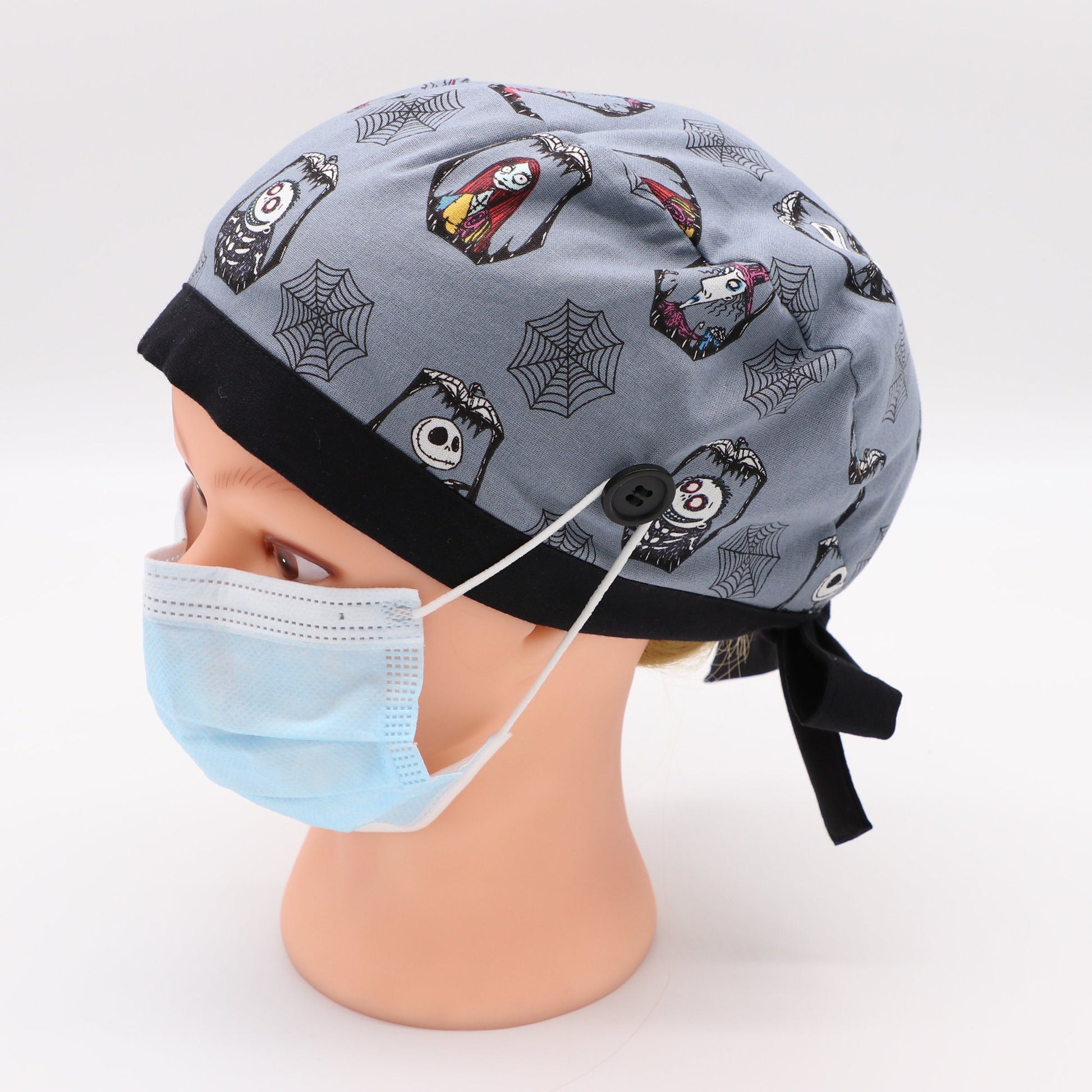 Nightmare Before Christmas Nurse Scrub Cap