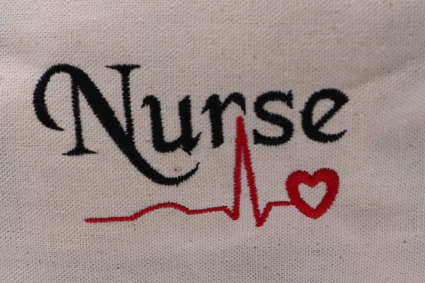 Canvas Embroidered Nursing Bag