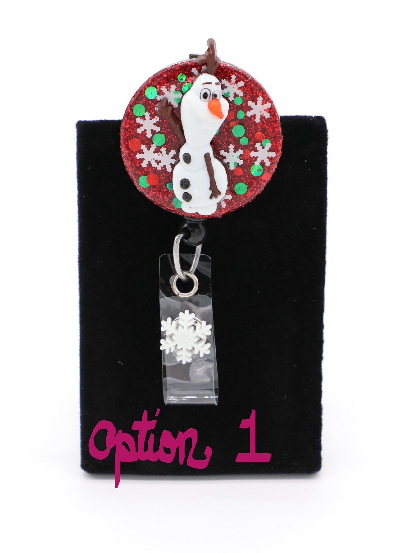 Christmas Nurse Badge Reel