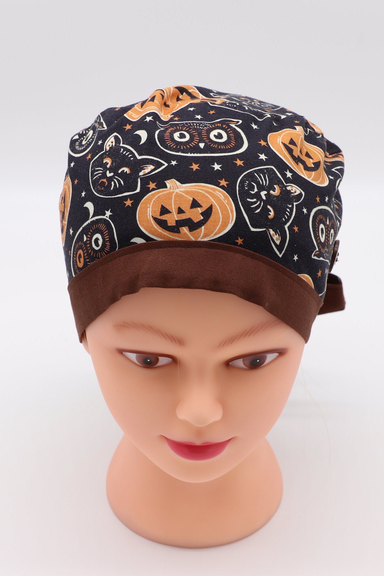 Halloween Nurse Scrub Cap