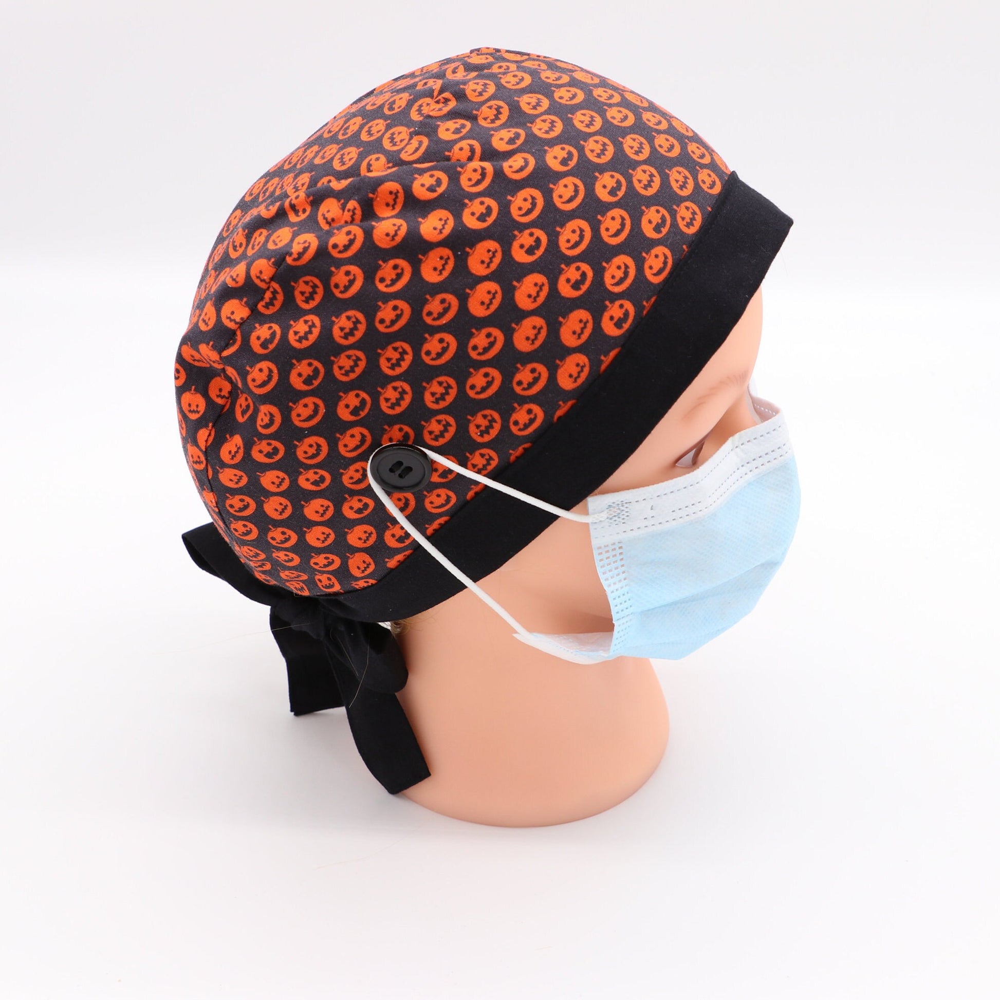 Halloween Nurse Scrub Cap