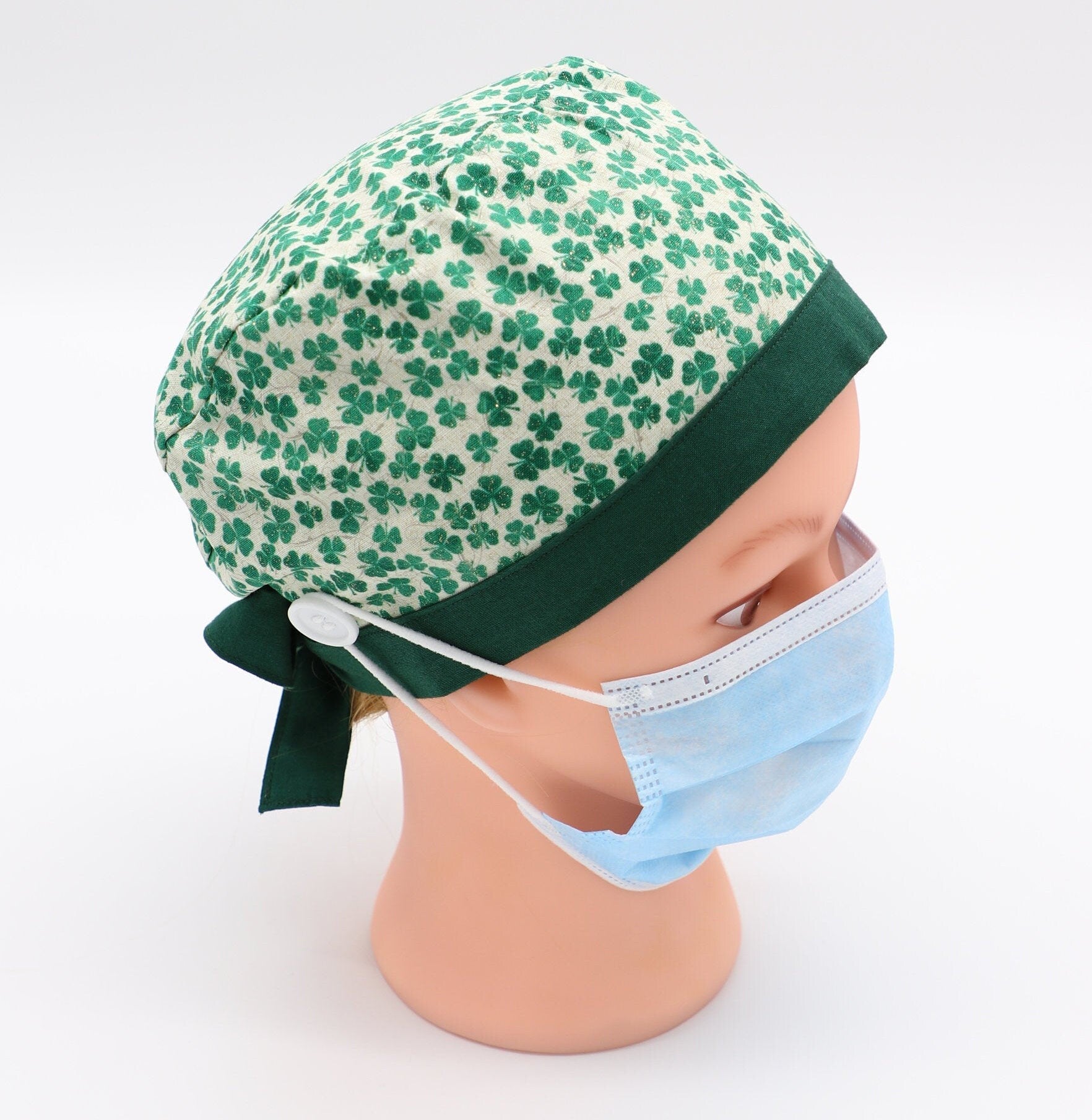 St. Patricks Day Nurse Scrub Cap, St. Patricks Scrub Cap, St. Pattys Scrub Cap, Nurse Scrub Cap