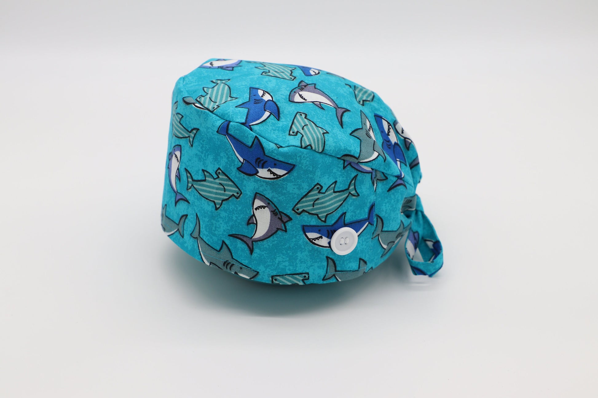 Men's Scrub Cap, Unisex Scrub Cap, Men's Tie Back Scrub Cap, Shark Scrub Cap, Medical Surgical Scrub Cap, Nurse Scrub Cap, Men's Skull Cap