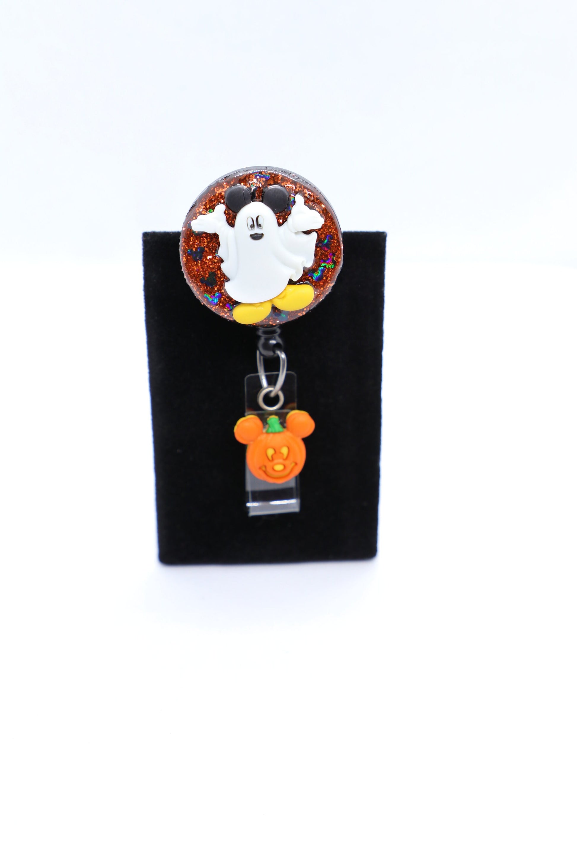 Mickey or Minnie Halloween Badge Reel, Halloween Nurse Badge Reel, Disney Halloween Badge Reel