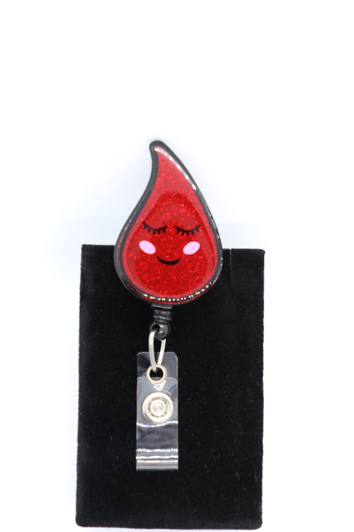 Blood Drop Badge Reel, Phlebotomist Badge Reel, Lab Badge Reel, Hospital Badge Reel, Clinic Badge Reel, Blood Drawl Badge Reel