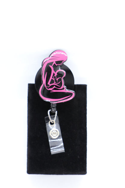 Mother Baby Badge Reel, L & D Badge Reel, Nursery Badge Reel, Lactation Specialist Badge Reel, Postpartum Badge Reel, Nurse Badge Reel