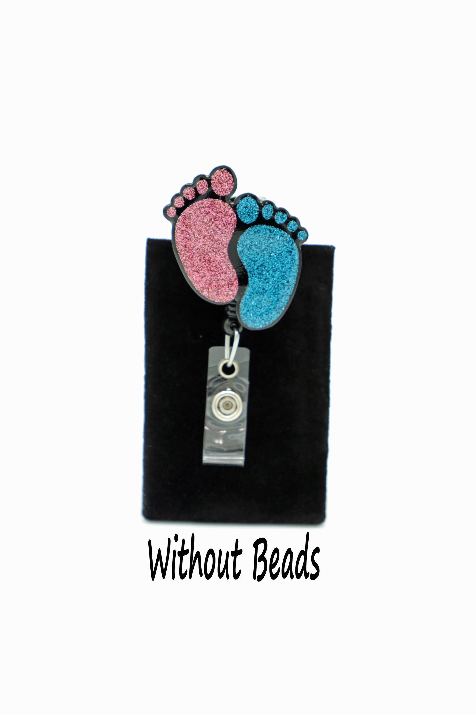 Baby Feet Badge Reel, Labor and Delivery, L & D, NICU nurse, RN, Nursery Nurse, PICU Nurse, Badge Reel